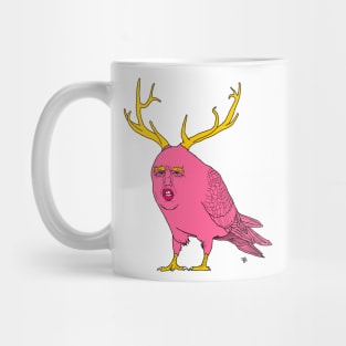 Flying Donald Trump Pigeon Elk Mug